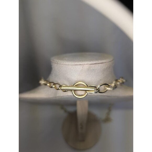 3 for $30 Vintage long light chain with textured links - 17 inches - Picture 7 of 7